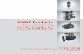 HAWE product range – Contentsdownloads.hawe.com/k/k177-en.pdf · HAWE product range – Contents 2/299 HAWE Products - 04-2017-5.1 © HAWE Hydraulik SE 1 Pumps 8 1.1 Hydraulic pumps