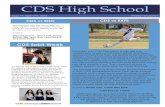 CDS High School€¦ ·  · 2015-04-19passing move on the left led to Jinnie slotting home CDS’s second. A great performance by all but especially impressive were 9th grader Chelsea