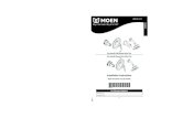 Installation Instructions - Moen | Bathroom & Kitchen … E4 Helpful Tools For safety and ease of faucet replacement, Moen recommends the use of these helpful tools. IPS – (Galvanized