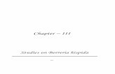 Chapter – III - Shodhgangashodhganga.inflibnet.ac.in/bitstream/10603/4547/9/09_chapter 3.pdf · Chapter – III Studies on ... 4. Analgesic activity 5. Antipyretic activity ...