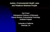 Justice, Environmental Health Laws and Relations …. Justice, Environment Health Law… ·  · 2015-04-02Justice, Environmental Health Laws and Relations Between People ... --the
