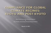 Dr Sean Walsh: 'Compliance mechanisms in global climate ... · Sean Walsh (University of Western Ontario) & John Whalley (University of Western Ontario & CIGI) March 13, 2012