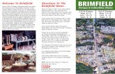 Directions To The Brimfield Shows BRIMFIE LD · Directions To The Brimfield Shows Brimfield Show Promoters'Association ... Hertan's Antique Shows 860-763-3760 Wed 12 Noon 413-626-0927