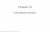 Chapter 30 Chemical Kinetics - ctlsfasu Reaction Rates •The questions posed in this chapter that we will answer are: –How is the rate of a reaction measured? –How do you express