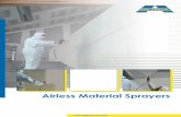 Airless Material Sprayers - Airblast Eurospray Direct Pumps.pdf• The TS1500 airless texture sprayer is the choice of the high-volume contractor who wants a machine to spray all paints