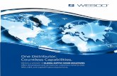 One Distributor. Countless Capabilities. - WESCO · One Distributor. Countless Capabilities. ... and Capital Project requirements. WESCO’s SUPPLY CHAIN ... Ergodyne Fluke Gatorade