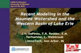 Recent Modeling in the Maumee Watershed and the …web2.uwindsor.ca/lemn/LEMN2010_files/Presentations/DePinto-LEMN...LEMN Conference University of Windsor April 27-29, 2010 ... LimnoTech,