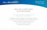 SOLAR LIGHTING CATALOGUEalemadisolar.com/.../16112012101925_Solar_Lighting_-_Catalogue.pdf · SOLAR LIGHTING CATALOGUE All in one place, ... Intelligent Remote controller ... 3.Type: