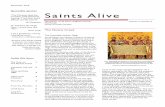 Quotable quotes Saints Alive - allsaintsnorthcote.org.au Saints...after Nicea withdrew support for the creed, deposing their opponents. Constantine’s suc- ... Saints Alive Inside