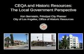 CEQA and Historic Resources: The Local … and Historic Resources: The Local Government Perspective ... Century Plaza Hotel . ... Golden State Mutual Life Insurance Building Auditorium