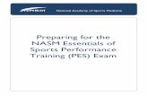 Preparing for the NASM Essentials of Sports …nasm.jblearning.com/SportsPerformanceTraining/docs/...4 Preparing for the NASM Essentials of Sports Performance Training UTILIZING THE