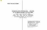 INDUSTRIAL AIR COMPRESSOR Sullair Manual.pdfINDUSTRIAL AIR COMPRESSOR OPERATOR’S LS --- 12 & LS --- 16 40, 50, 60, ... training facility at Sullair’s corporate headquarters in