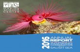 CONSERVATION of the SALISH SEA - ptmsc.org ANNUAL REPORT 2016 - for We… · above swam in the Salish Sea and died nearby ... Brice · Dan Brooks · Leah Brown · Charles ... Maria