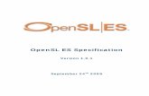 OpenSL ES 1.0.1 Specification - Khronos Group · Khronos Group makes no, and expressly disclaims any, representations or warranties, express or implied, regarding this specification,