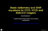 Basic radiometry and SNR equations for CCD, ICCD kho.unis.no/misc/AGF351/Lectures/Braendstroem-UNIS.pdfRadiometry vs. photometry Holst [1998] deï¬nes the term radiometry, as the