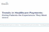 Trends in Healthcare Payments - elavon.com · 8 Trends in Healthcare Payments ... $1,077 $646 2006 2010 2015 Source: Kaiser Family Foundation / Consumerism Is Changing ...