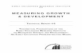 MEASURING GROWTH & DEVELOPMENT - myIGDIs GROWTH & DEVELOPMENT TECHNICAL REPORT #6 THEORETICAL FOUNDATIONS OF THE EARLY CHILDHOOD RESEARCH INSTITUTE ON MEASURING GROWTH AND DEVELOPMENT: