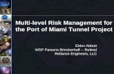 Multi-level Risk Management for the Port of Miami …undergroundriskmanagement.com/pdfs/2016-presentations/...Multi-level Risk Management for the Port of Miami Tunnel Project Eldon