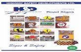 Warning Road Signs 3 - 5 Barrier Boards & Chevrons 5 ... · Other Information Signs ..... 7 Folding Frames, ... Grounding Tram Crossing Tram Advisory Speed Road Hump Fig;6.00 Fig;