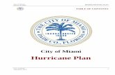 Hurricane Dept Master - Miami · F. Department Property and Equipment Preparedness and Recovery Plan ... • Participate in the City’s Emergency Management ... The performance of