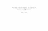 Vector Calculus and Di erential Forms with Applications to Electromagnetismszroberson/VCalc_SZR.pdf ·  · 2017-03-24Vector Calculus and Di erential Forms with Applications to Electromagnetism