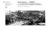 Veneer, 1980 - fs.fed.us · with its veneer clipper to make all grades and types of hardwood plywood ... Vt.) The use of trade ... Members of the veneer, veneer log, and timber industries