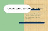 Counseling in Corrections - PSRANMpsranm.com/yahoo_site_admin/assets/docs/Counseling_in_Correctio… · Counseling in Corrections Behavioral Health at ... Specific Rules ... Practice