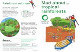 Mad About Rainforests - Friends of the Earth · world’s precious wood, metals ... sheet and encourage your school to set up a recycling scheme. ... Mad About Rainforests Author: