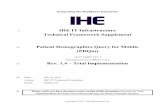 ITI PDQm - Integrating the Healthcare Enterprise · Currently the HL7 FHIR standard is in “Standard for Test Use” (STU) and may experience a 160 large amount of change during