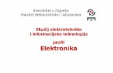 Sveučilište u Zagrebu - fer.hr · mikro- i nanoelektronika, biomedicinska elektronika optoelektronika, VF i mikrovalna elektronika, audioelektronika, elektroakustika, prostorna