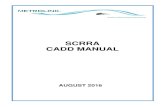 SCRRA CADD MANUAL - Metrolink  CADD Manual CADD Manual ... 1.6.2 Lettering ... 2.0 CADD GUIDELINES AND CRITERIA