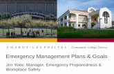 Emergency Management Plans & Goals - clpccd.org Emergency Management Cycle • Prepare –Plan –20% of total effort –Train –30% of total effort –Drill & Exercise –50% of