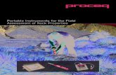 Portable Instruments for the Field Assessment of … Rock...Portable Instruments for the Field Assessment of Rock Properties ROC TESTIG Made in Switzerland Application Overview Recommended