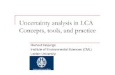 Uncertainty analysis in LCA Concepts, tools, and practiceformations.cirad.fr/analyse-cycle-de-vie/pdf/Heijungs_2.pdf · Uncertainty analysis in LCA Concepts, tools, and practice Reinout