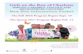 Girls on the Run of Charlotte - Amazon Web Services€¦ · New Site Information Packet ... Girls on the Run of Charlotte Girls on the Run of Charlotte ... Carolina International