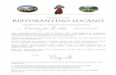 WELCOME TO OUR Ristorantino Lucano - …sascha.halbritter.de/wp-content/uploads/2017/11/speisekarte-sommer... · WELCOME TO OUR Ristorantino Lucano we would like to treat you the