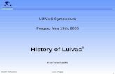LUIVAC Symposium Prague, May 19th, 2006 - IBI spol. s r.o.ibi.cz/download/Luivac_Prag.pdf ·  · 2017-09-2204/10/07 W.Raake/st Luivac_Prag.ppt 1 LUIVAC Symposium Prague, May 19th,