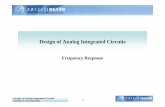 Design of Analog Integrated Circuits - ic.sjtu.edu.cnic.sjtu.edu.cn/ic/wp-content/uploads/pdf/L6_FreqResponse.pdf · Design of Analog Integrated Circuits ... • In IC design, circuit