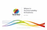 Wipro's Sustainability Inittat esiativeswipro.org/wp-content/uploads/2015/07/Wipro_Sustainability...& continuous learning Education & Wipro s Customer ... mpri Wipro Cares, a not ...