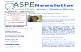 Newsletter - ASPEwestern-michigan.aspe.org/ASPEnewsletterFebruary2014.pdf · Newsletter Volume 27, No. 6 ASPE Western Michigan Winter 2014 Michigan Plumbing Code Seminar February