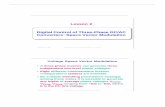 Lesson 2 Digital Control of Three-Phase DC/AC …antenor/pdffiles/lez2.pdfSeptember 1999 Simone Buso - University of Padova - Lesson 2 1 Lesson 2 Digital Control of Three-Phase DC/AC