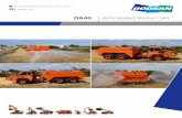 DA40 Articulated Water Cart - ADT WA€¦ · 2 New generation of Doosan Articulated Dump Trucks Reliable machinery for challenging conditions Doosan strives to be a pioneer in the