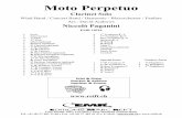 Moto Perpetuo - alle-noten.de · Niccolò Paganini EMR 10910 1 1 4 4 1 1 1 5 4 4 1 1 2 2 2 1 1 3 3 3 2 2 2 Score Solo Clarinet 1st Flute 2nd Flute Oboe (optional) Bassoon (optional)