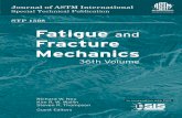STP 1508 Fatigue and Fracture Mechanics - astm.org · Foreword THIS SPECIAL ISSUE OF JAI, Special Technical Publication STP 1508, Fatigue and Fracture Mechanics: 36th Volume, contains