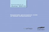 Amended in June 2013 - European Corporate Governance …€¦ · june 2013. contents preamble ...