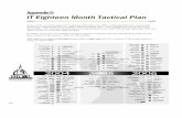 appendix D It Eighteen Month Tactical Plan - Michigan · Appendix D IT Eighteen Month Tactical Plan As part of the systematic approach to planning and analysis, the Office of Strategic
