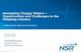 Navigating Choppy Waters Opportunities and … Choppy Waters – Opportunities and Challenges in the Shipping Industry Intelsat Briefing, Digital Ship @Posidonia 8th June 2016 Athens,