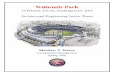 Nationals Park - Pennsylvania State University · Final Architectural Engineering Senior Thesis Page 7 Executive Summary Nationals Park is home to the Major League ...