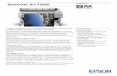 DATASHEET SureColor SC- · PDF fileSureColor SC-T5200 DATASHEET A highly productive 36-inch printer that combines performance, quality and value to save you time and money The SureColor