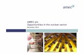AMEC plc Opportunities in the nuclear sector - Foster … · Opportunities in the nuclear sector December 2013. ... • 36% share of Sellafield Parent Body ... (PDMS) Client Engineer
